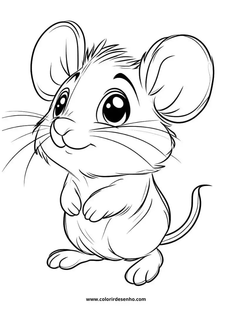 Mouse Picture Coloring Pages 4