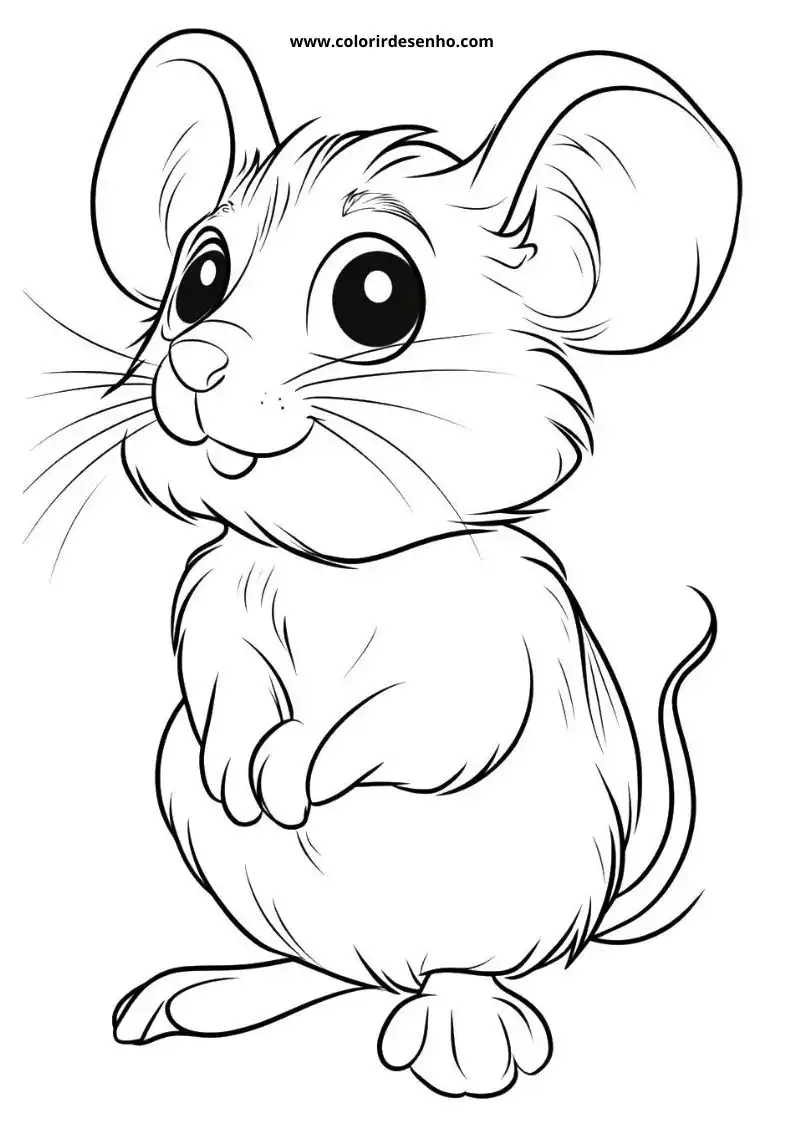 Mouse Picture Coloring Pages 5