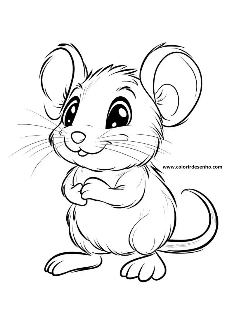 Mouse Picture Coloring Pages 7