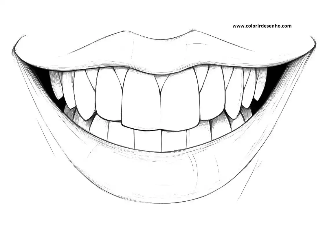 Mouth Coloring Pages For All Ages 3