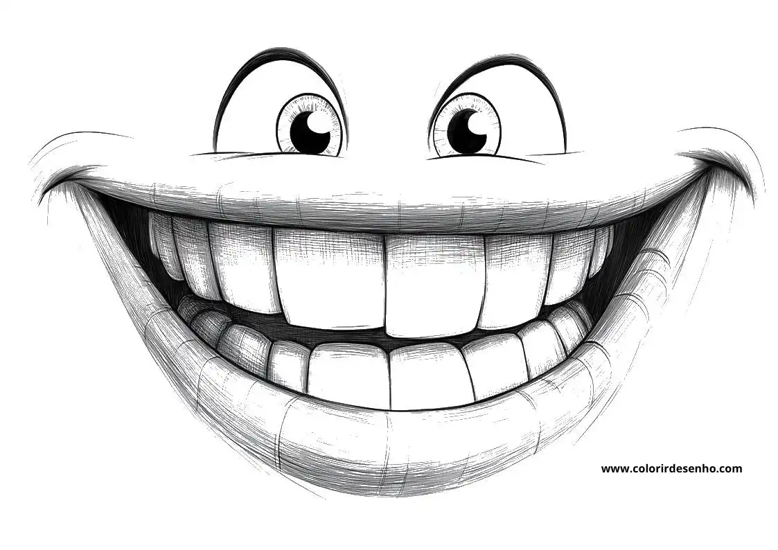 Mouth Coloring Pages For All Ages 5
