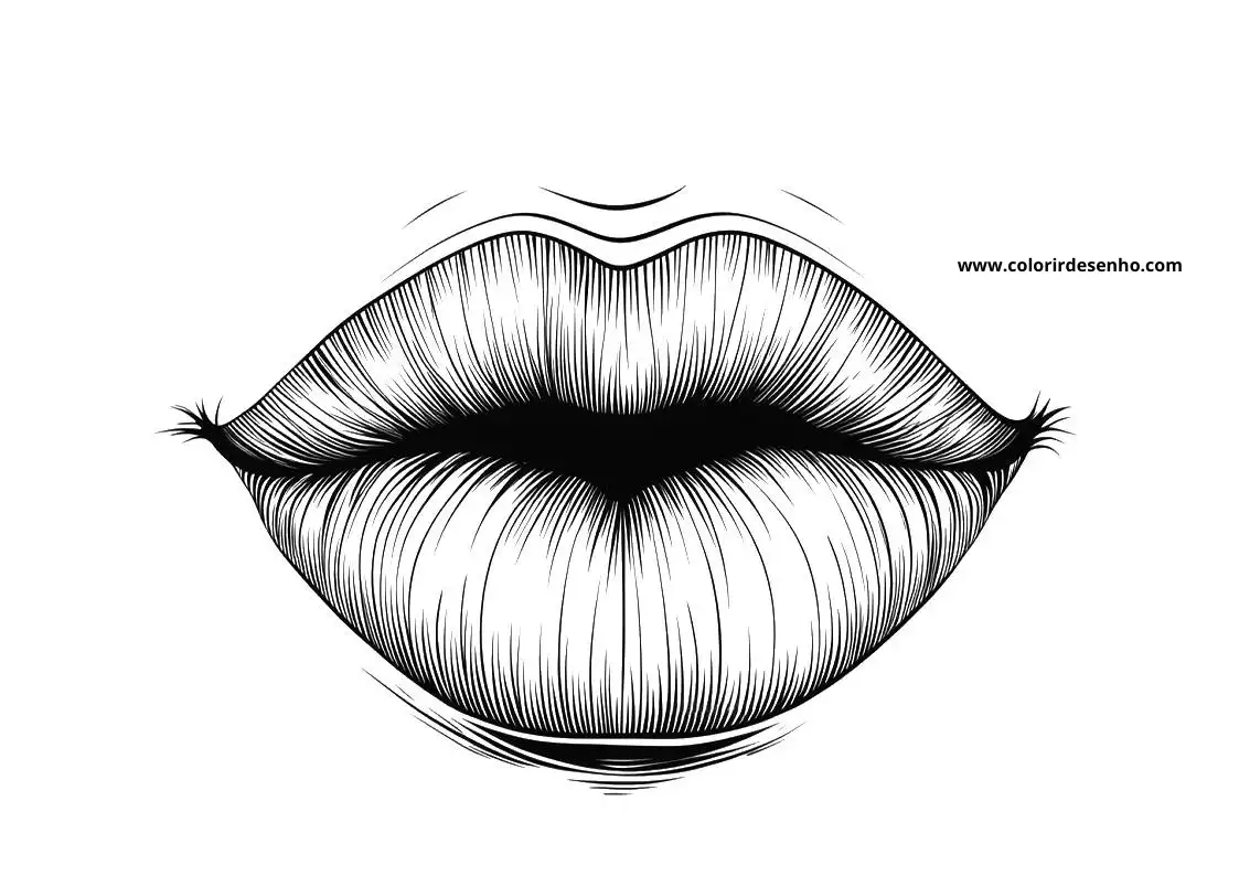 Mouth Coloring Pages For Kids And Adults 2