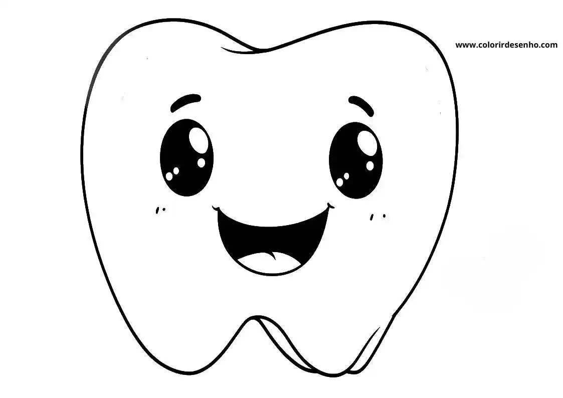 Mouth Picture Coloring Pages 2