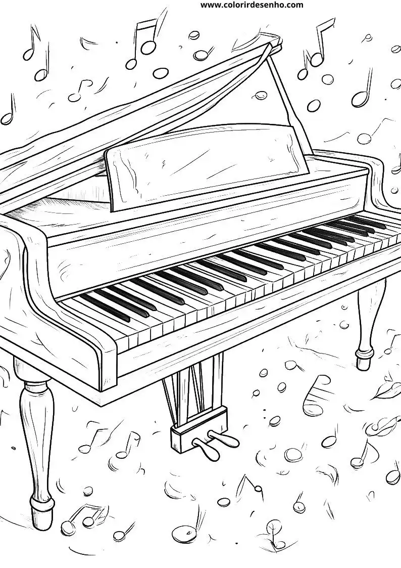 Music Coloring Pages (180+ Free Printables) 91 Music 19563