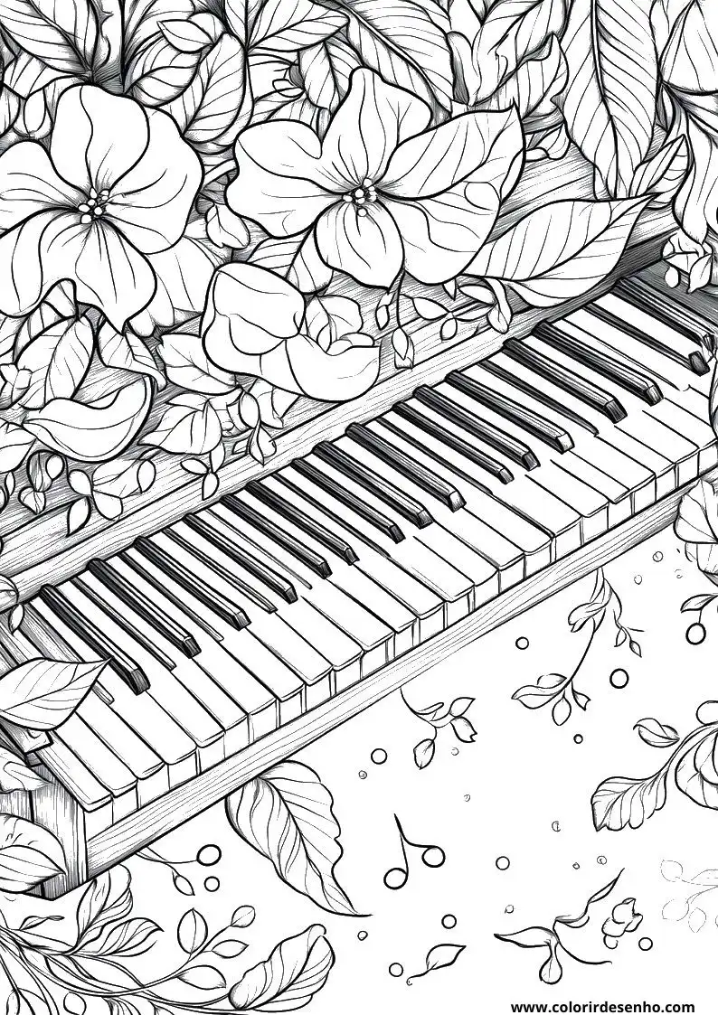 Music Coloring Pages (180+ Free Printables) 88 Music 19566