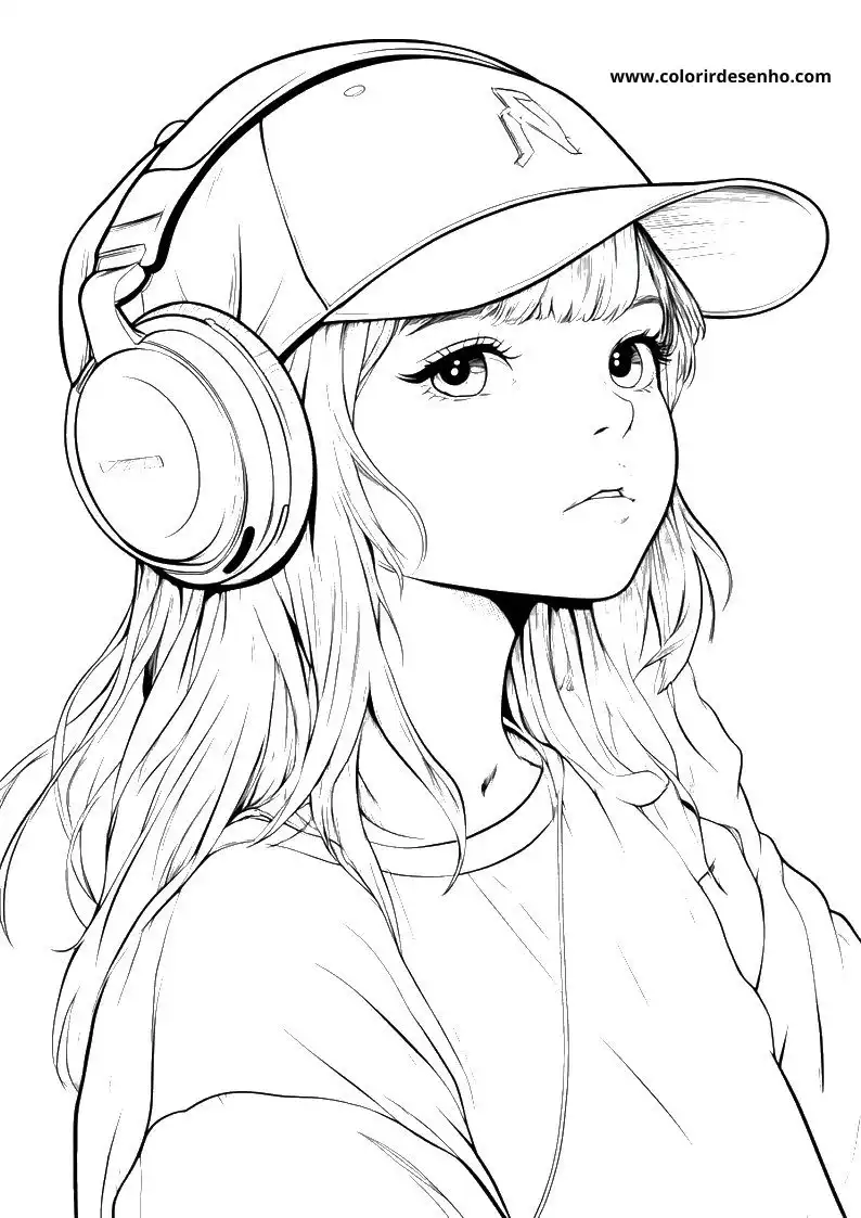 Music Coloring Page Outline 1