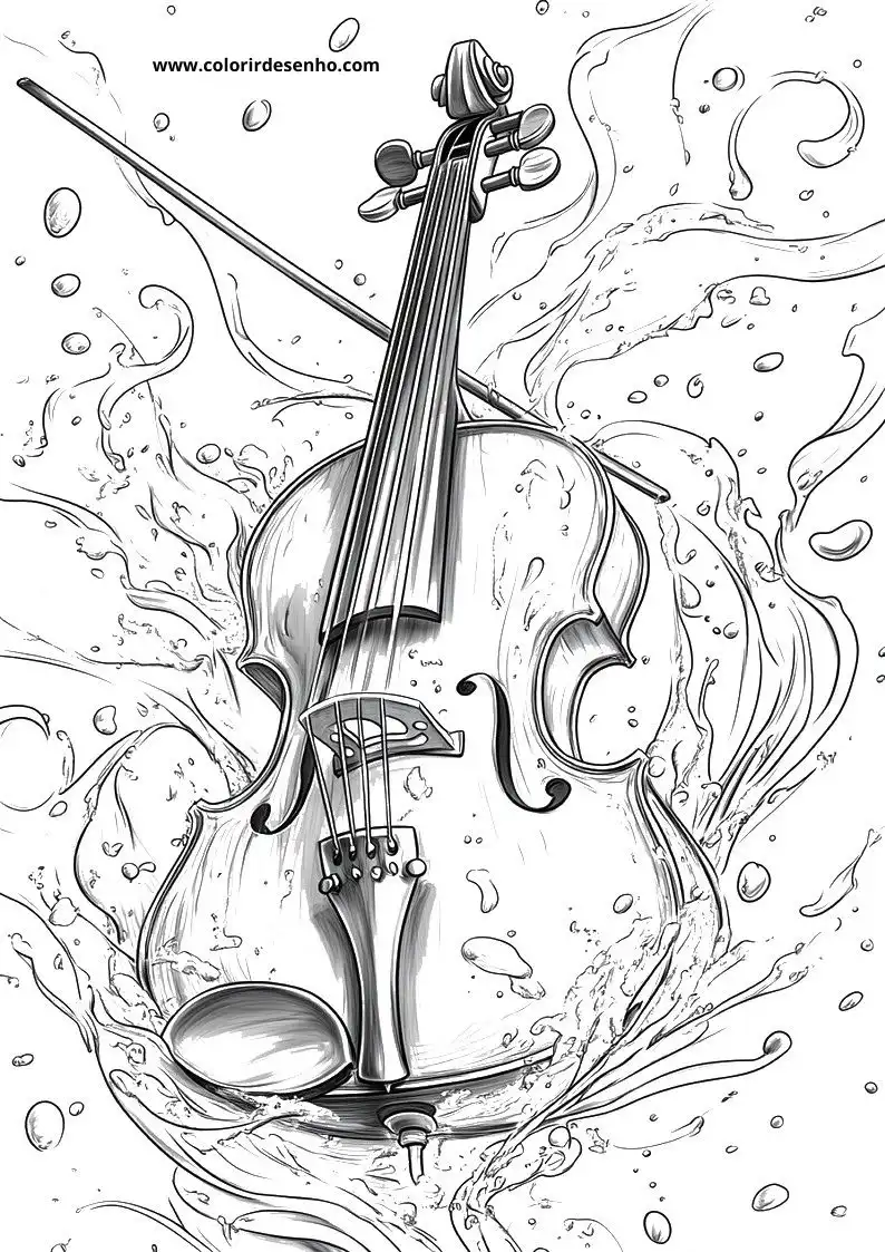 Music Coloring Pages 1
