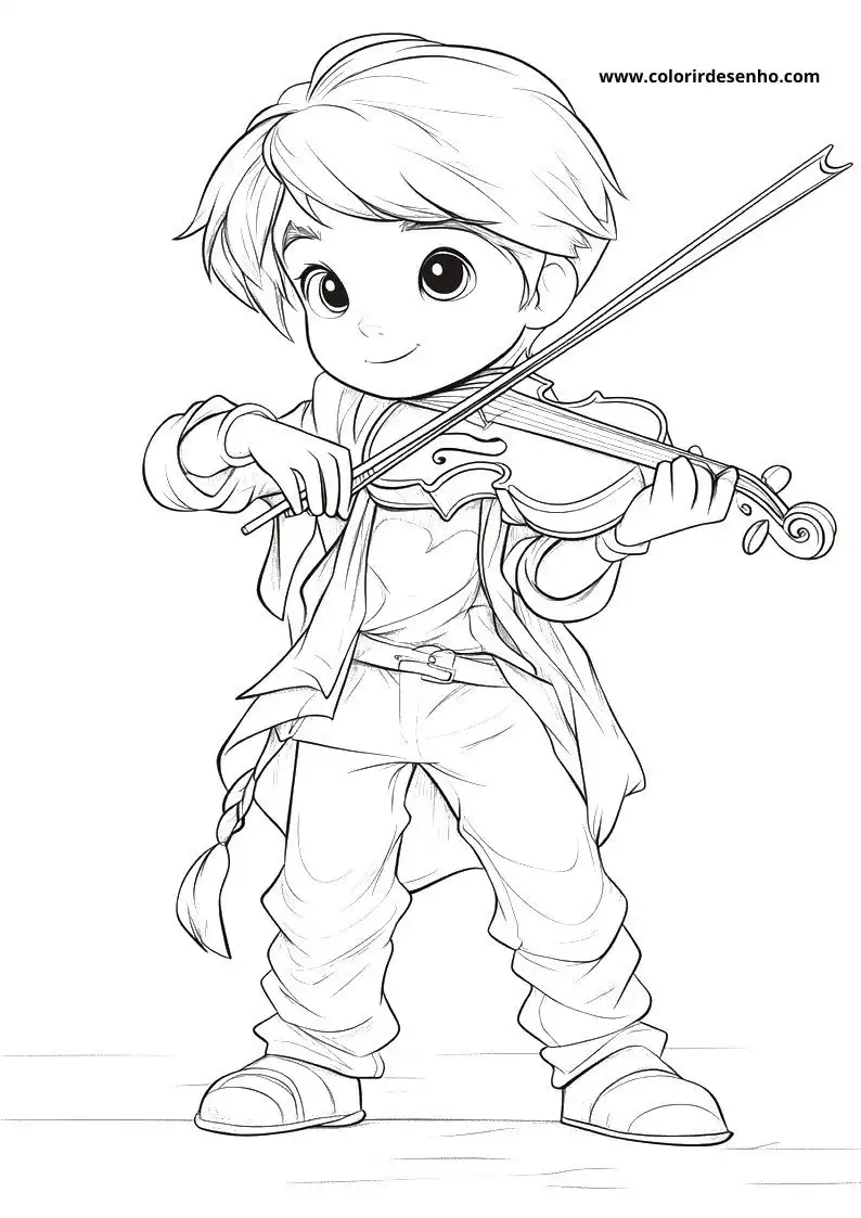 Music Coloring Pages 3