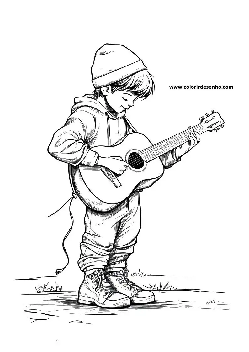 Music Coloring Pages 4
