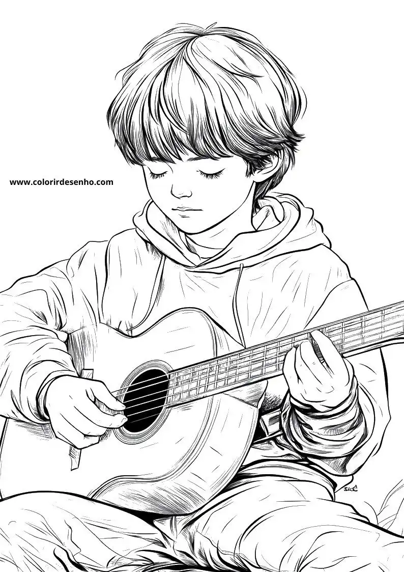 Music Coloring Pages 8
