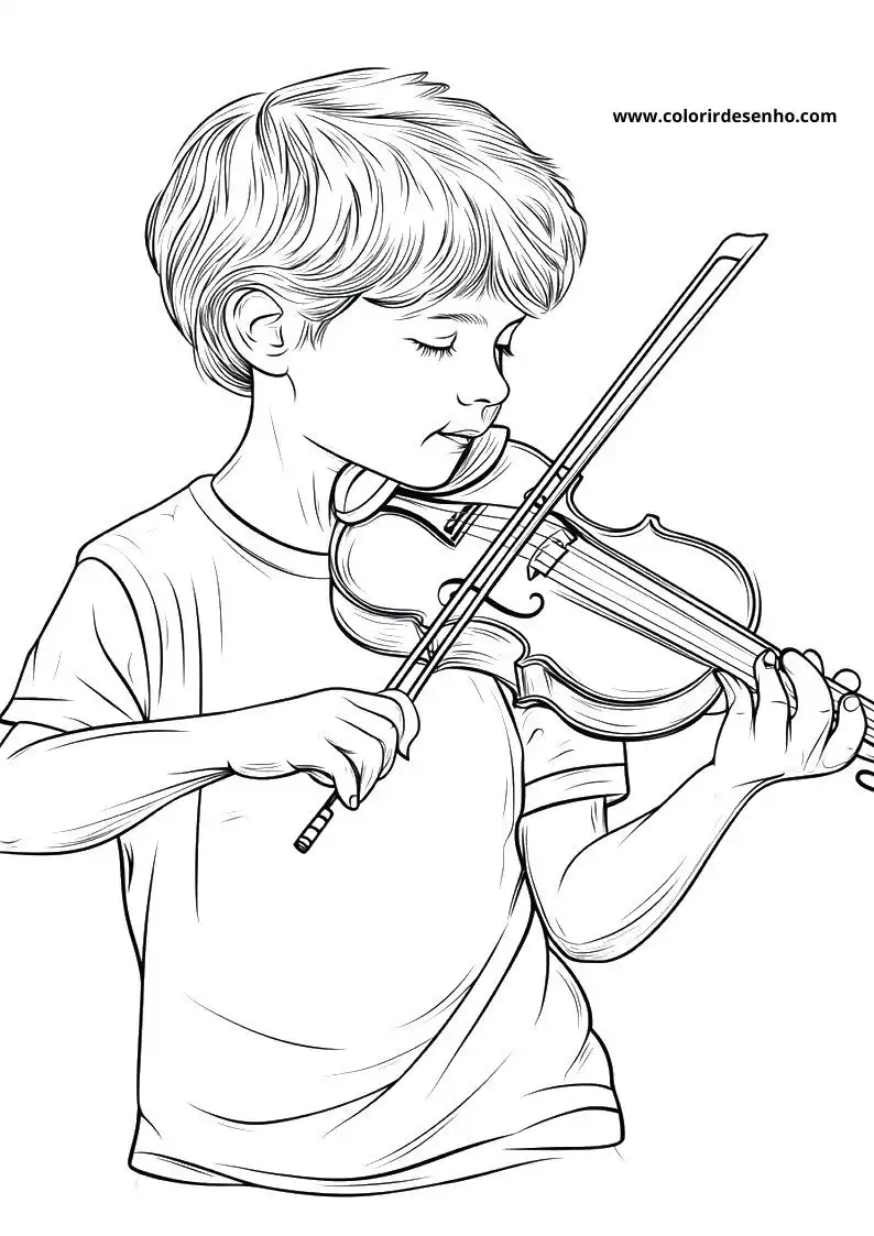 Music Coloring Pages 9