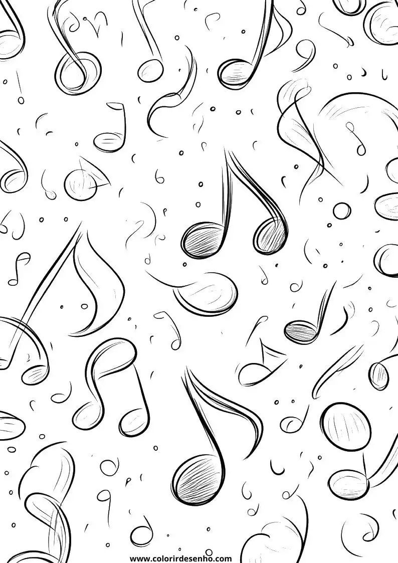 Music Coloring Pages For All Ages 1