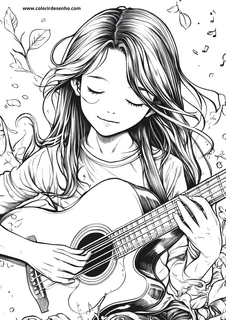 Music Coloring Pages For All Ages 4