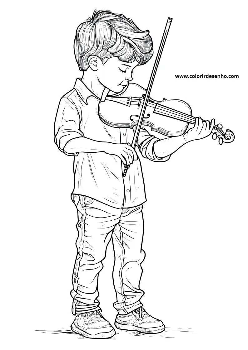 Music Coloring Pages For Kids And Adults 1