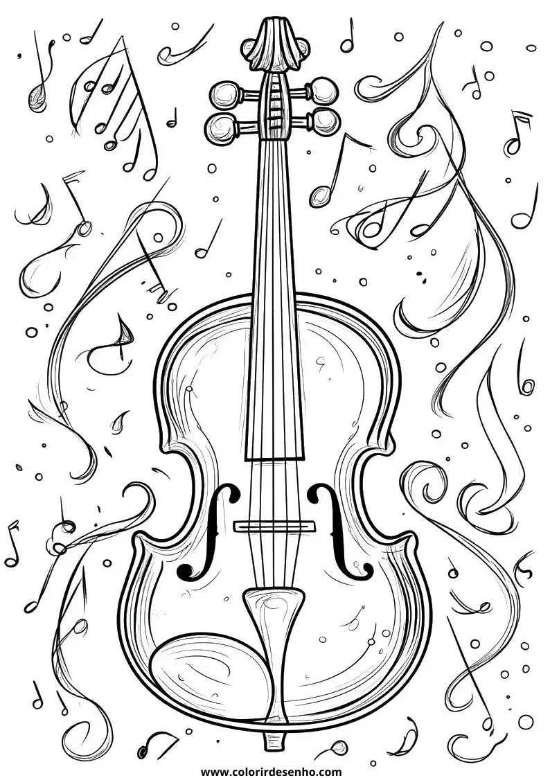 Music Coloring Pages For Kids And Adults 2