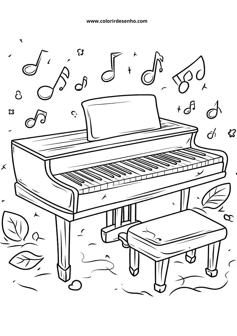 Music Coloring Pages For Kids And Adults 7