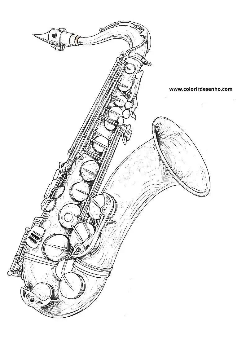 Music Coloring Pages (180+ Free Printables) 109 Music Drawing 19545