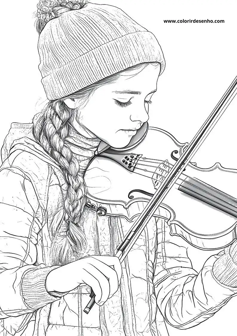 Music Drawing For Kids To Color 5