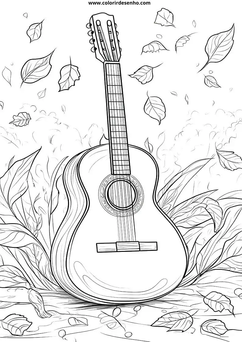Music Drawing For Kids To Color 8
