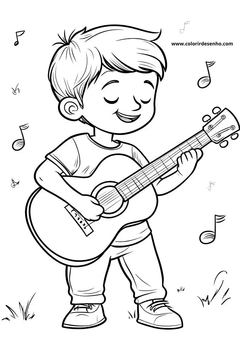Music Free Printable Coloring Pages 2
