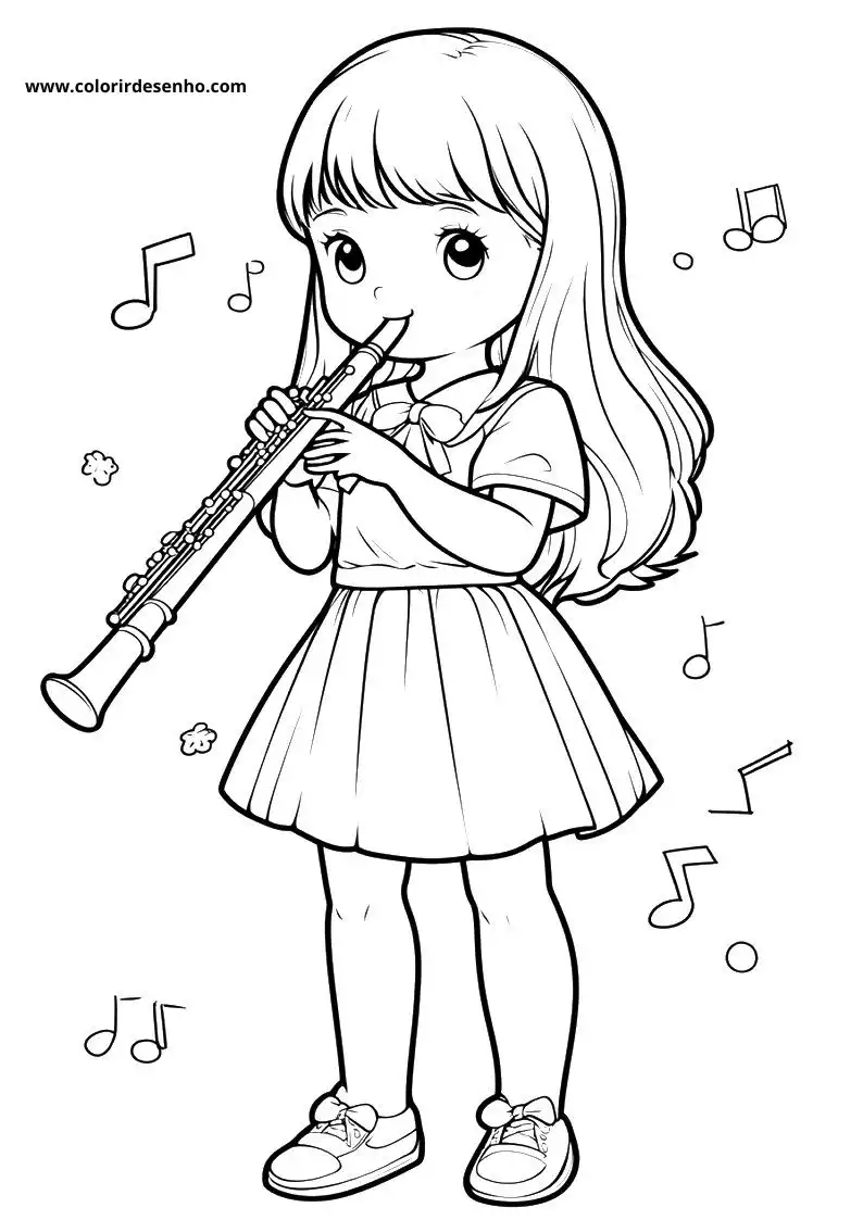 Music Free Printable Coloring Pages 3