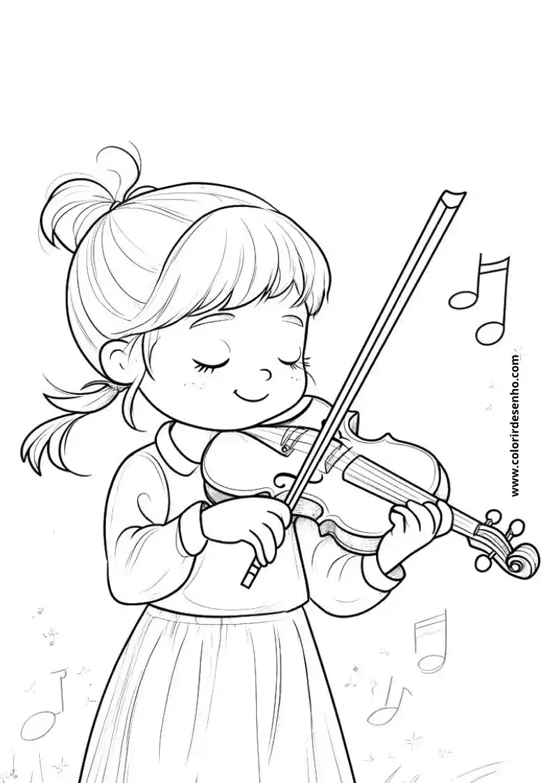 Music Free Printable Coloring Pages 5
