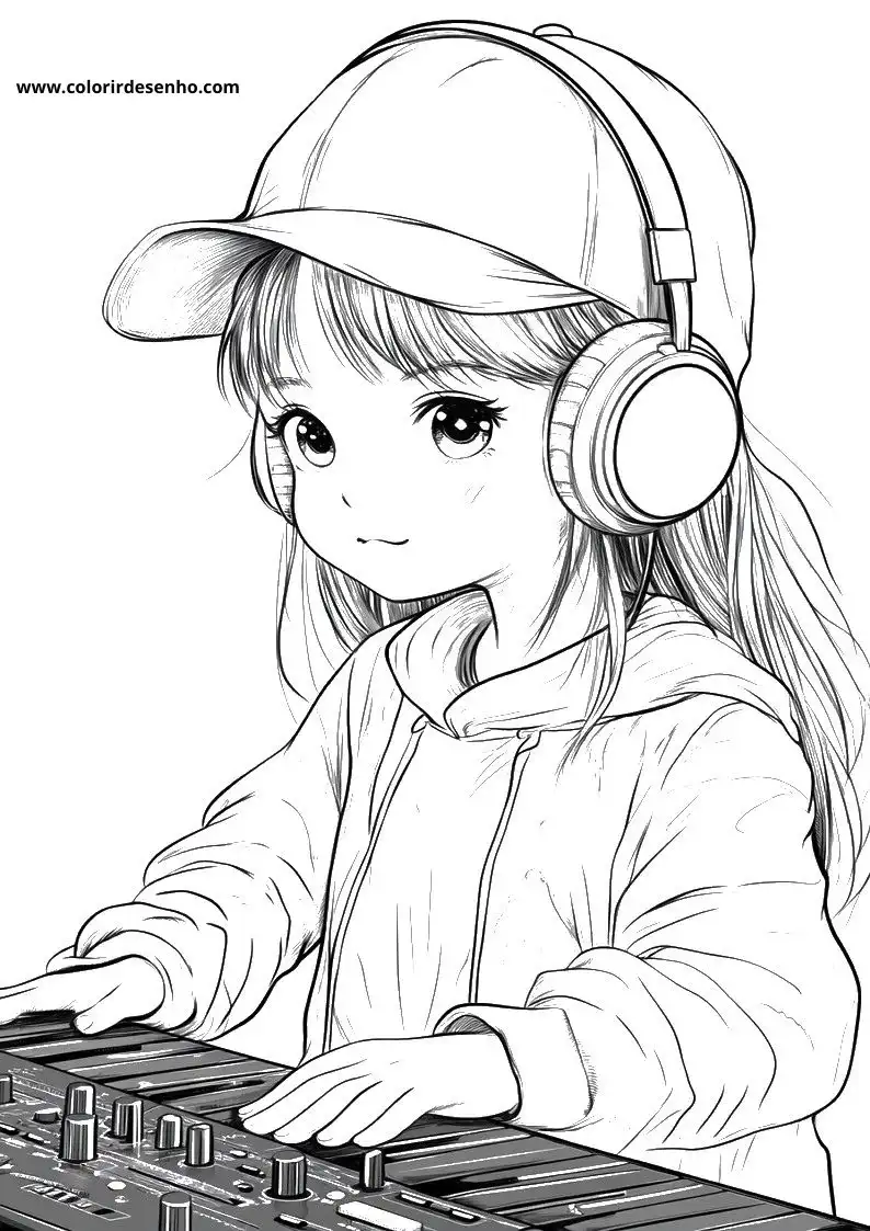 Music Picture Coloring Pages 3