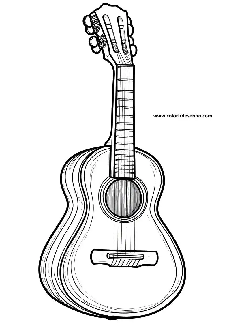 Music Picture Coloring Pages 5
