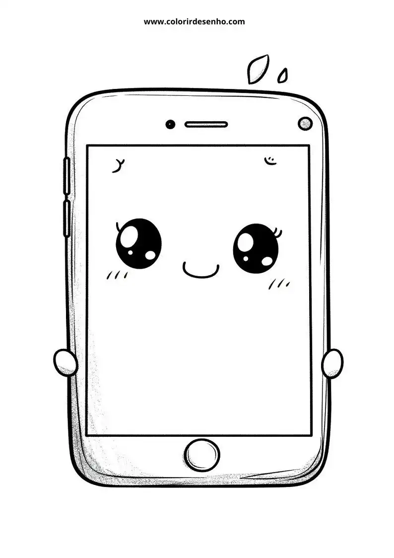 Phone Coloring Pages 1