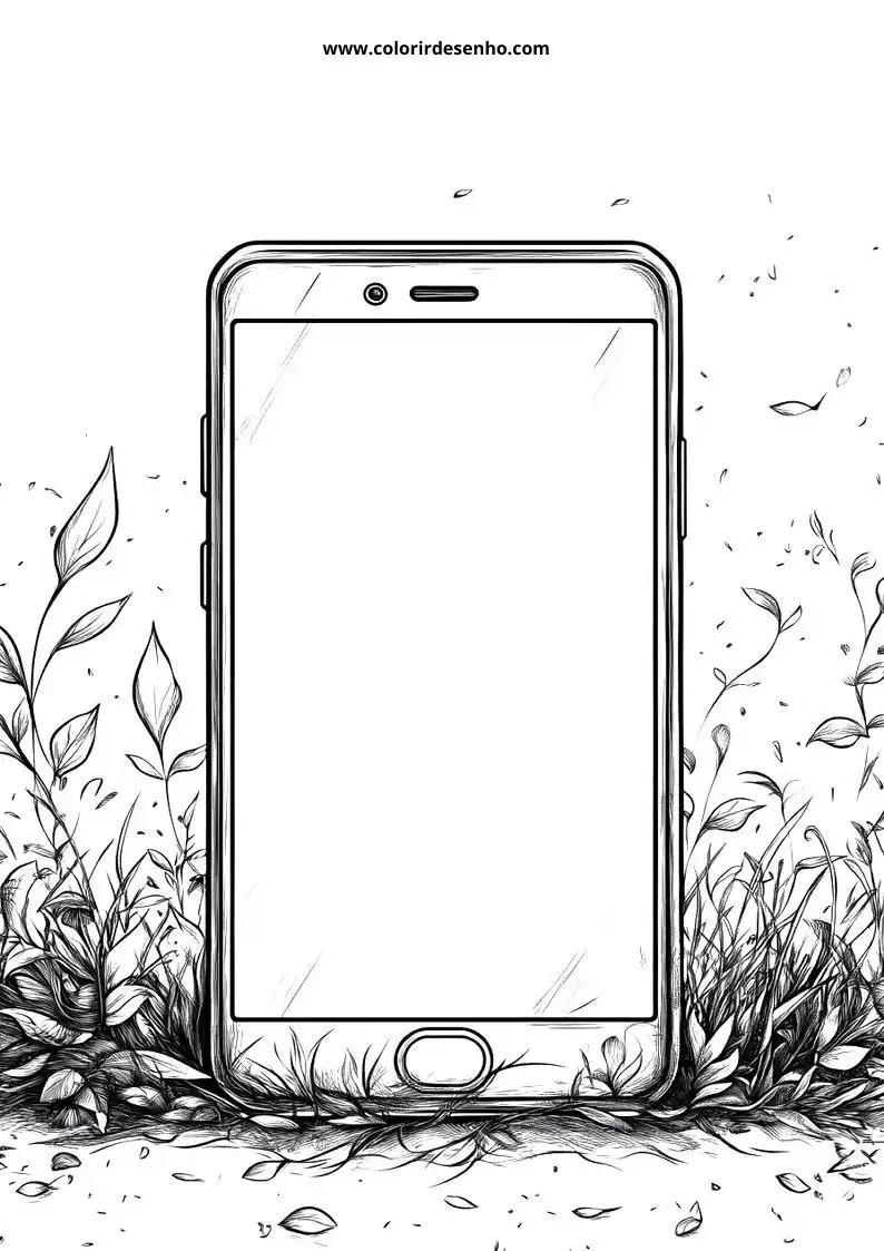 Phone Coloring Pages For All Ages 7