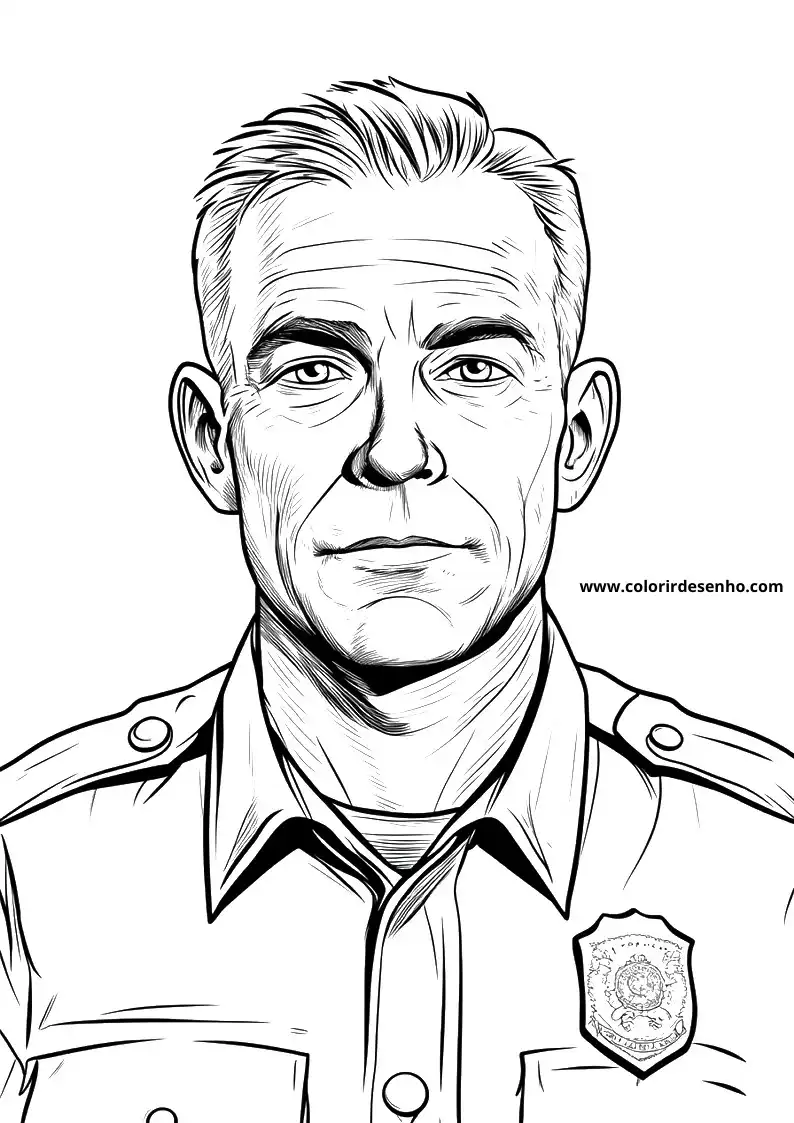 Police Coloring Pages 10