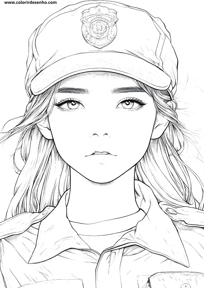 Police Coloring Pages 3