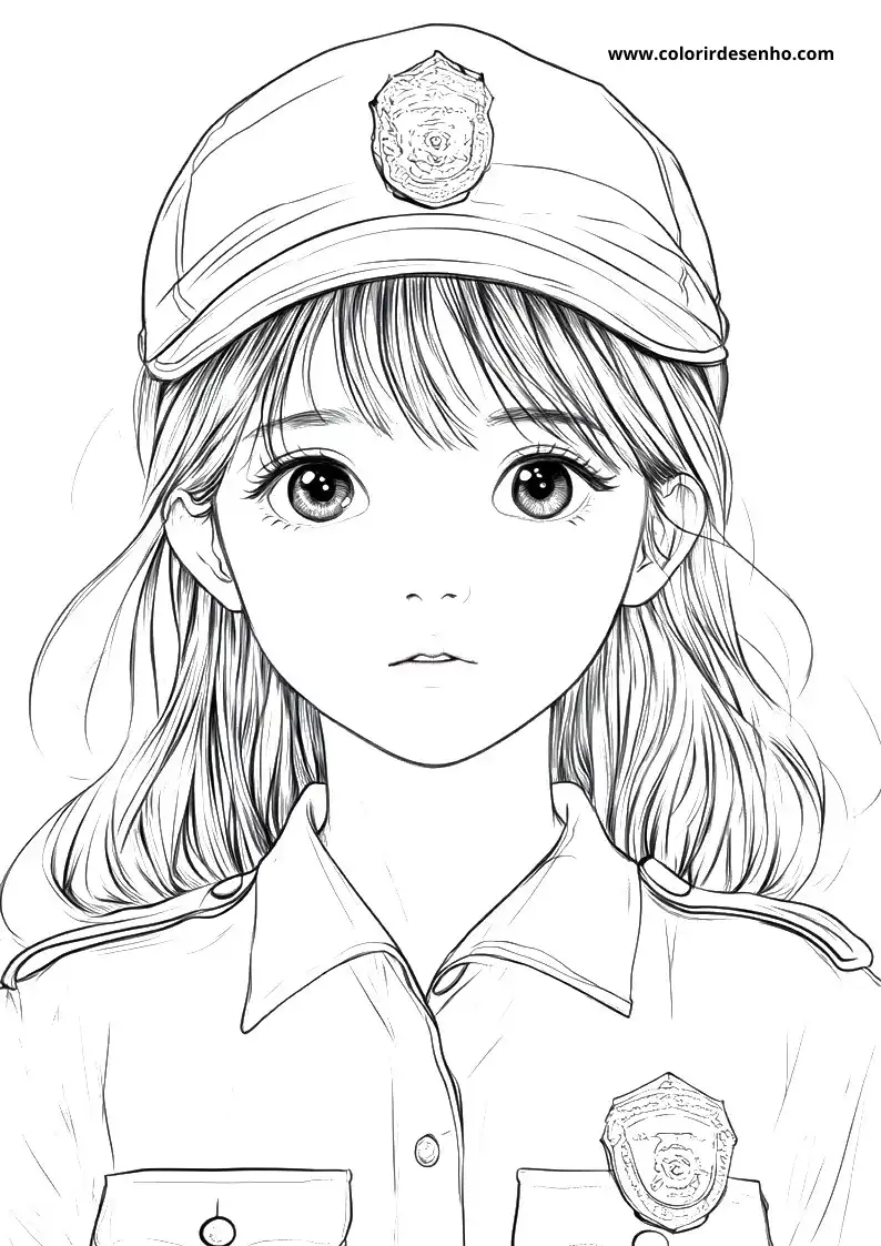 Police Coloring Pages 5