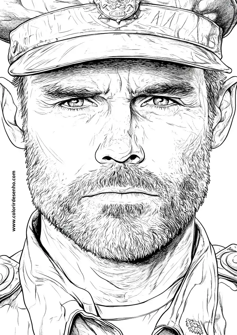 Police Coloring Pages 7