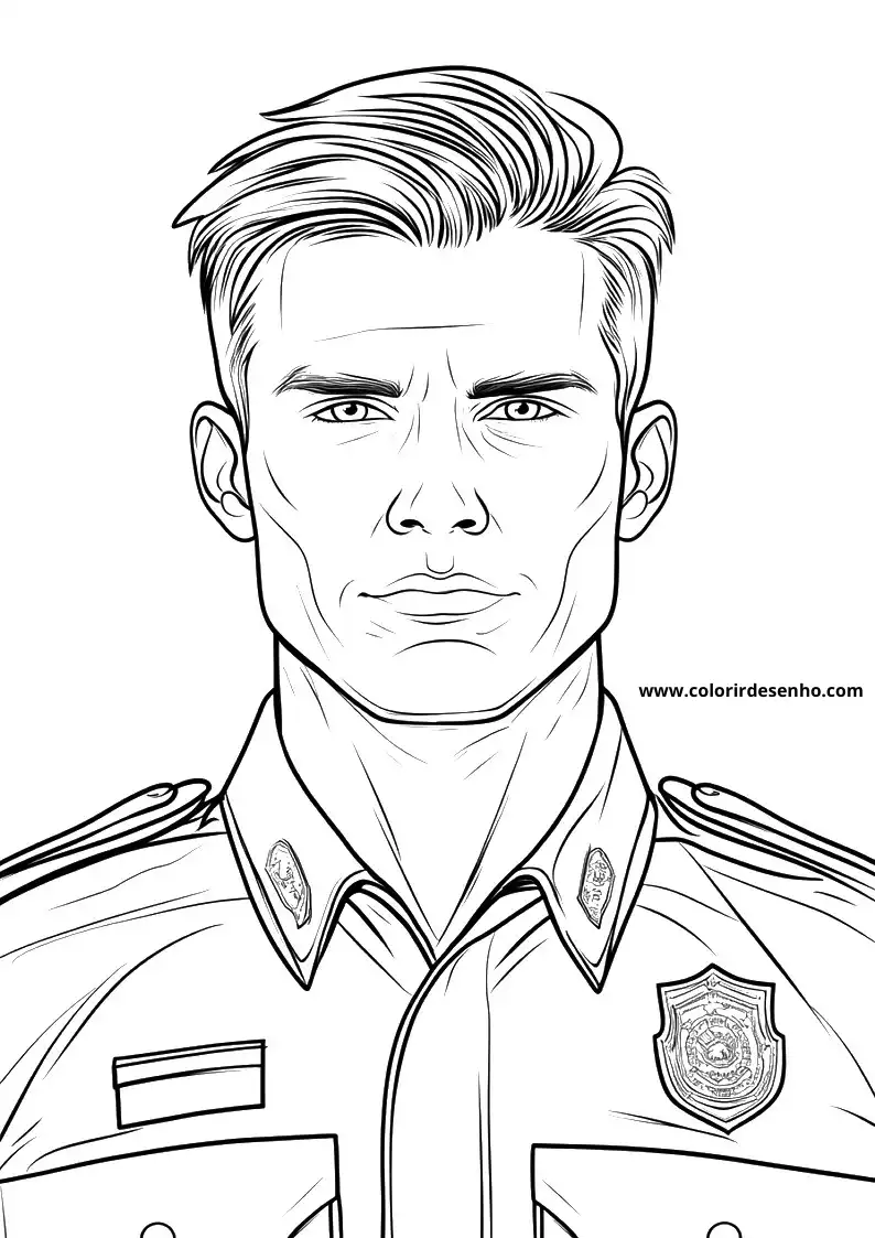 Police Coloring Pages 9