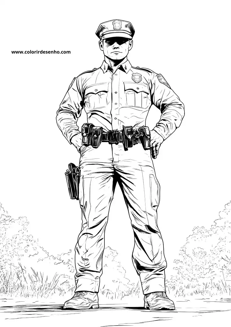 Police Coloring Pages For All Ages 4