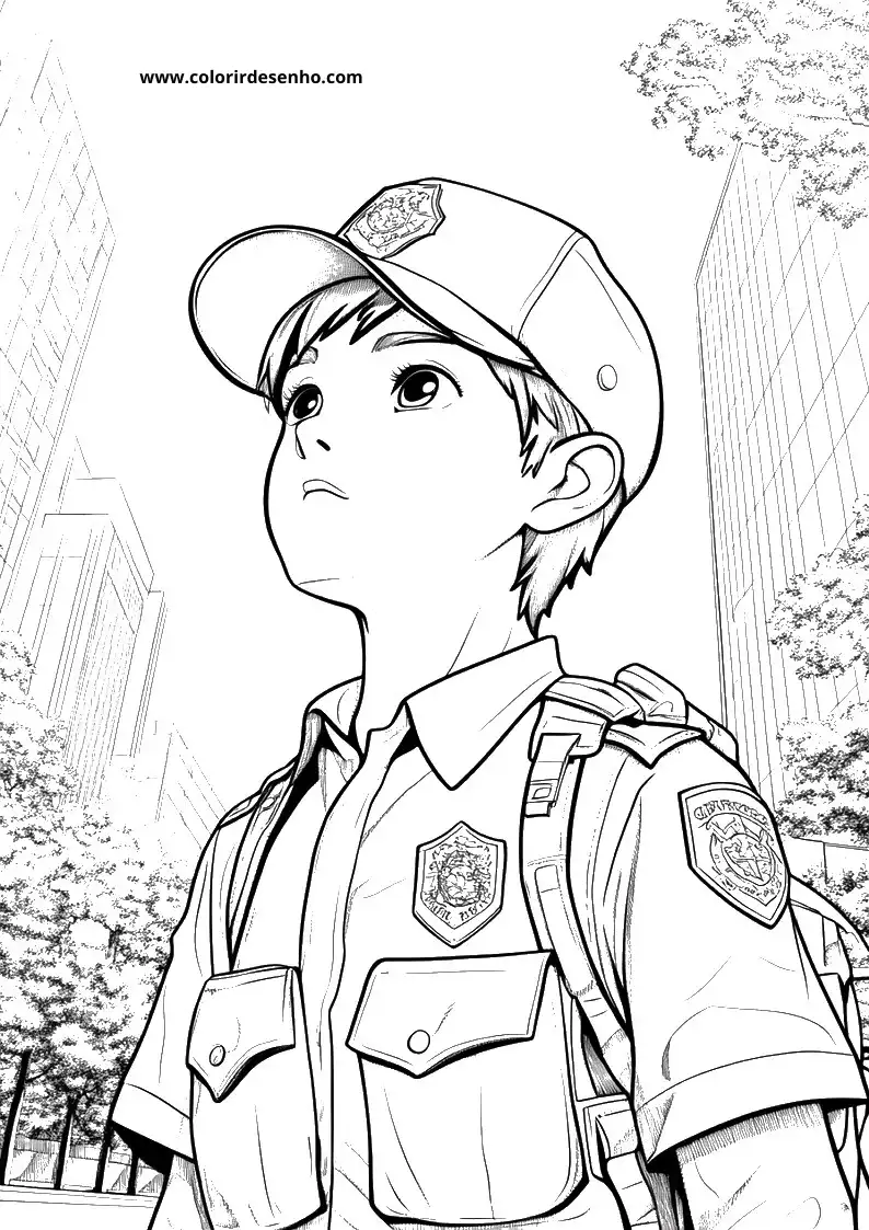 Police Coloring Pages For All Ages 6
