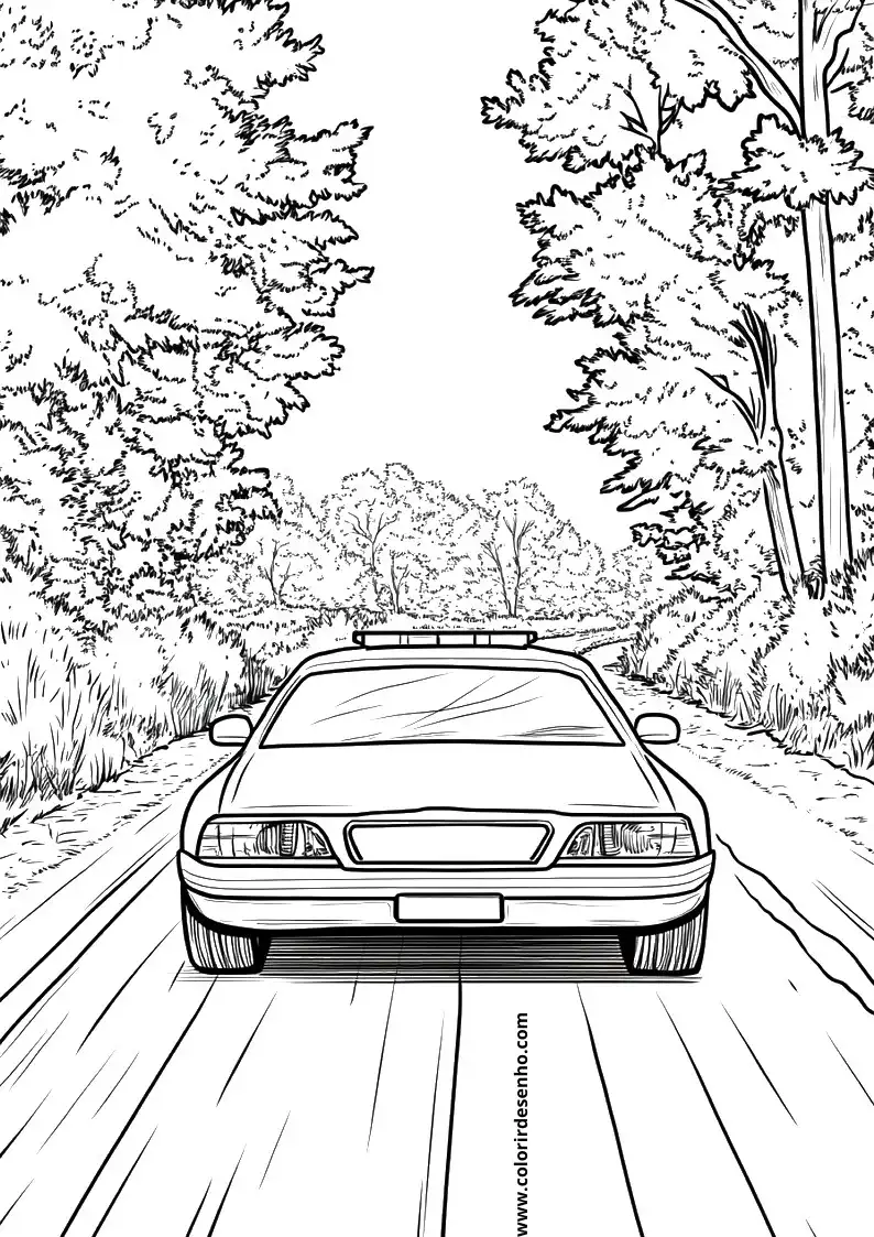 Police Coloring Pages For All Ages 7