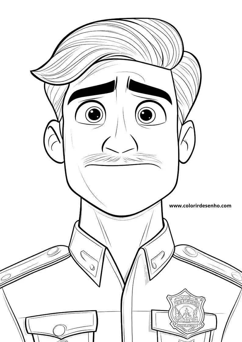 Police Coloring Pages For Kids And Adults 7
