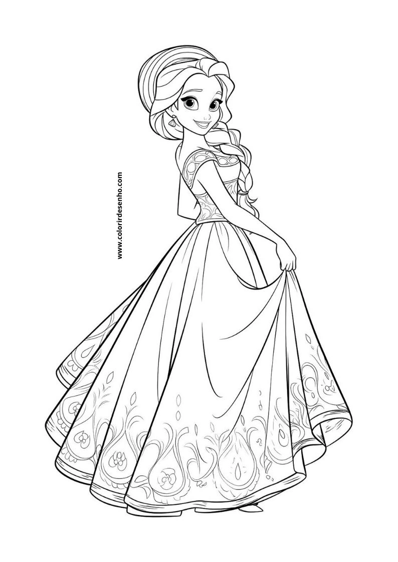 Princess Coloring Pages 5