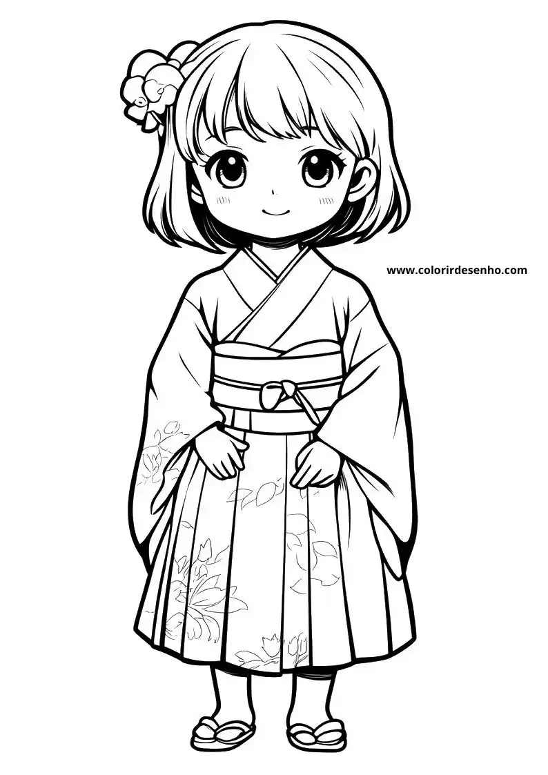 Printable Anime Coloring Pages 15