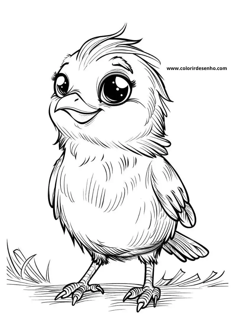 Printable Bird Coloring Pages 1