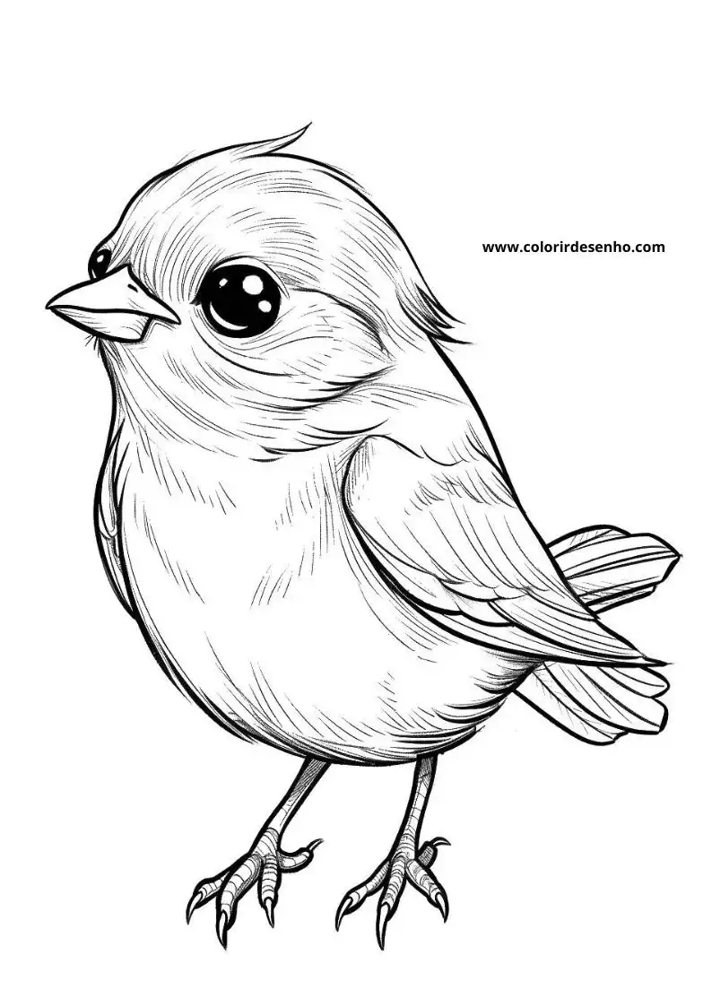 Printable Bird Coloring Pages 10