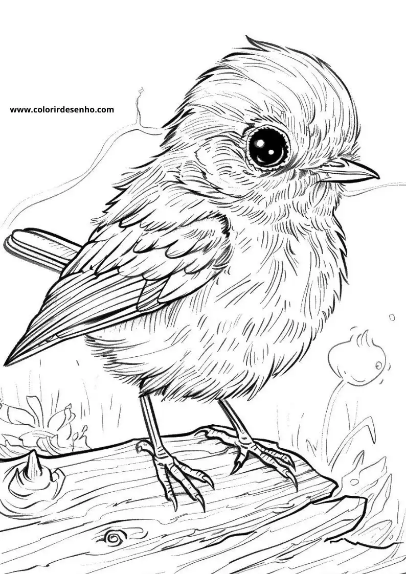 Printable Bird Coloring Pages 3