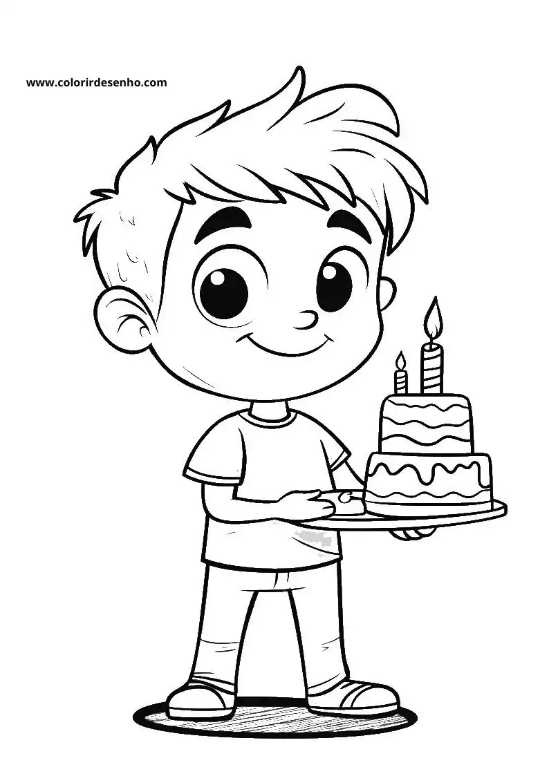 Printable Birthday Coloring Pages 1