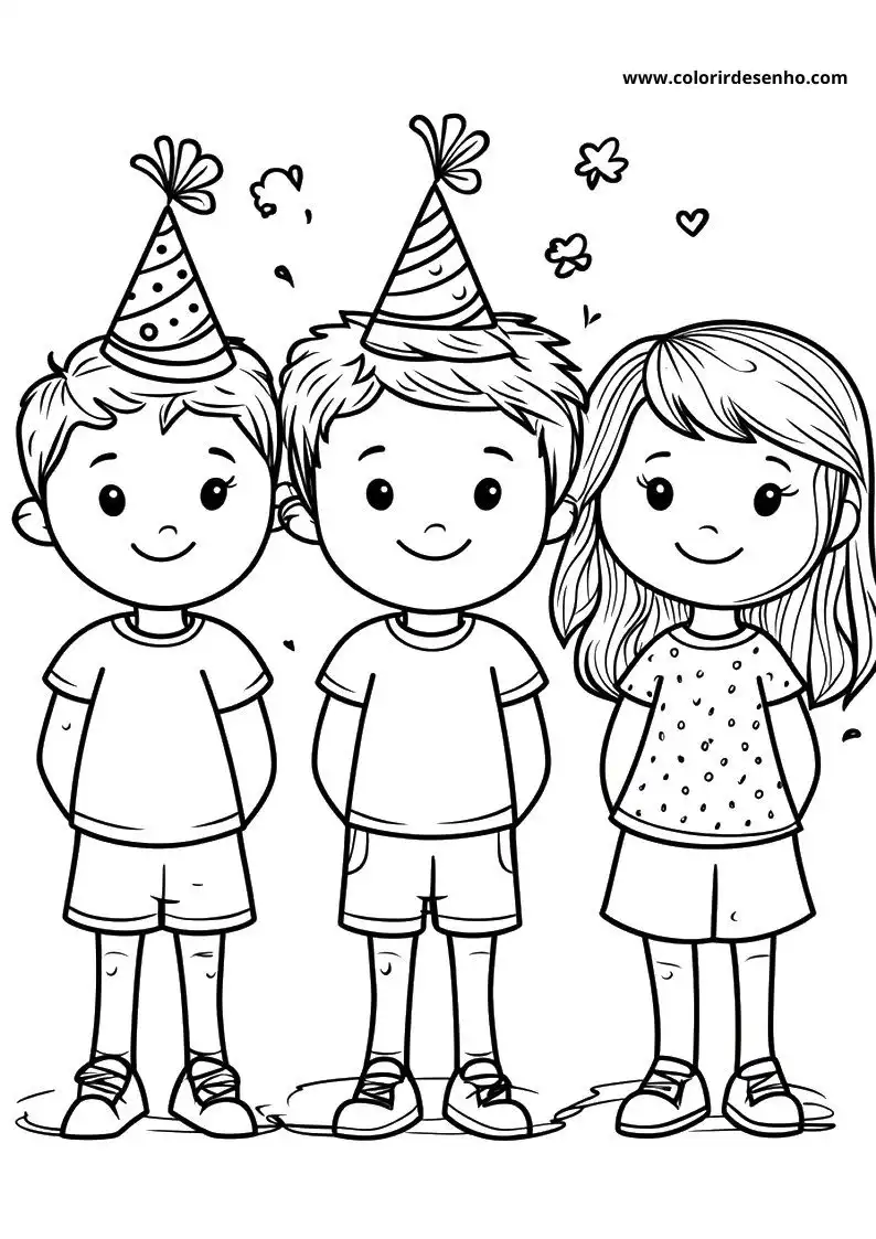 Printable Birthday Coloring Pages 2