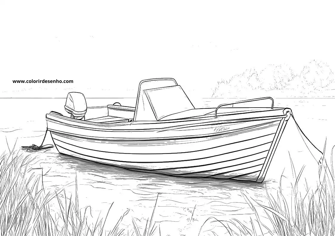Printable Boat Coloring Pages 11
