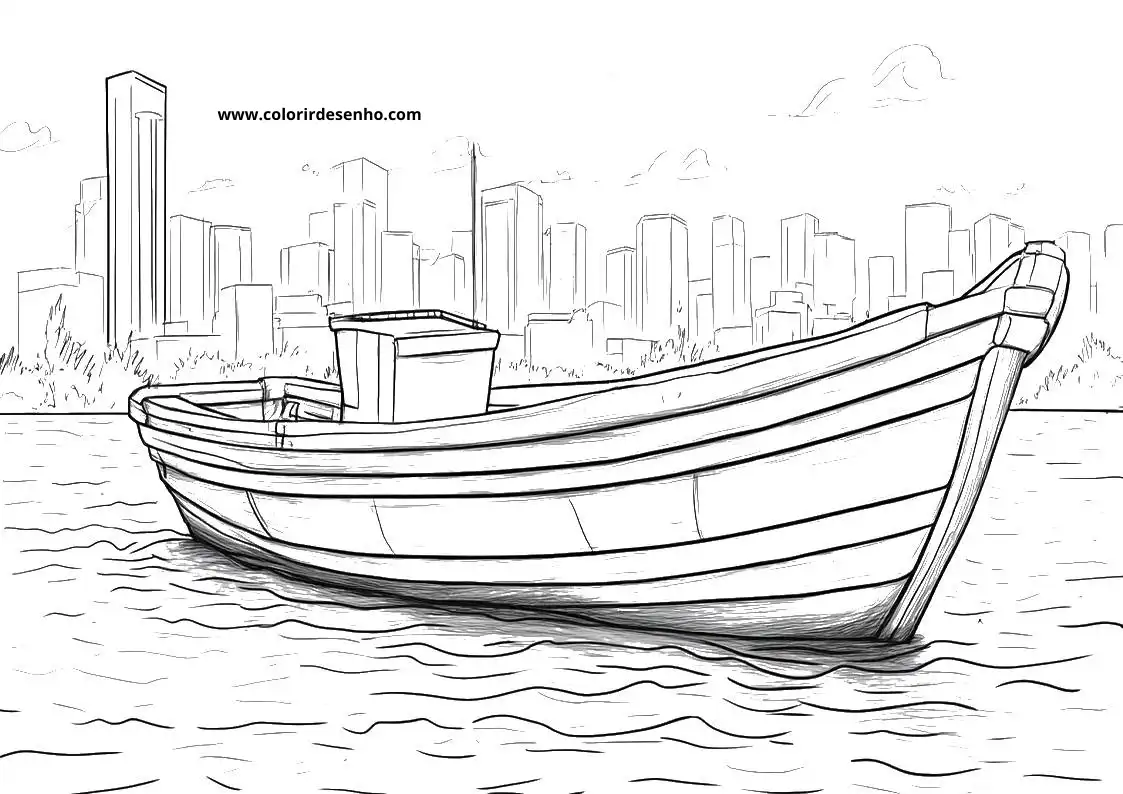 Printable Boat Coloring Pages 12