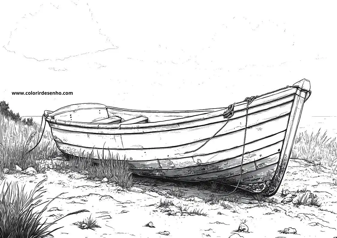 Printable Boat Coloring Pages 13