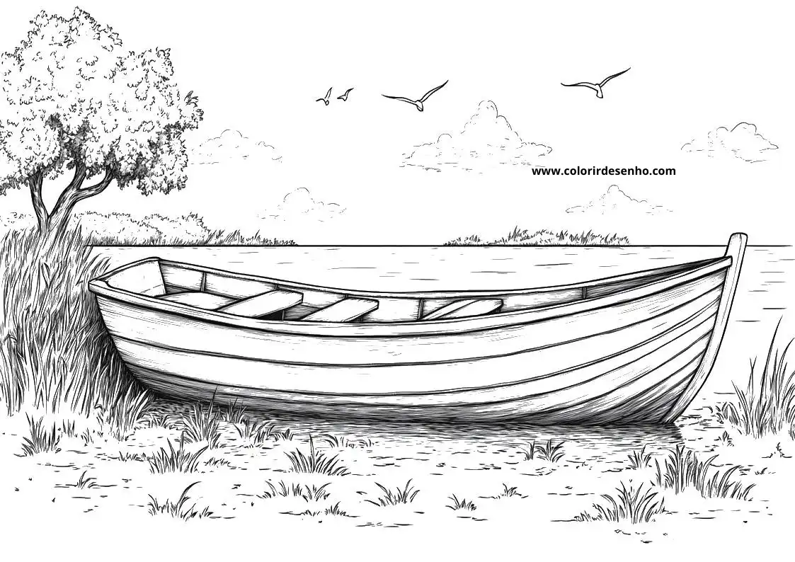 Printable Boat Coloring Pages 2